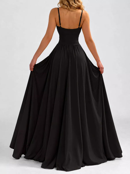 Full Size Sleeveless High-Slit Flowy Maxi Dress Plus Size - alternate view 7