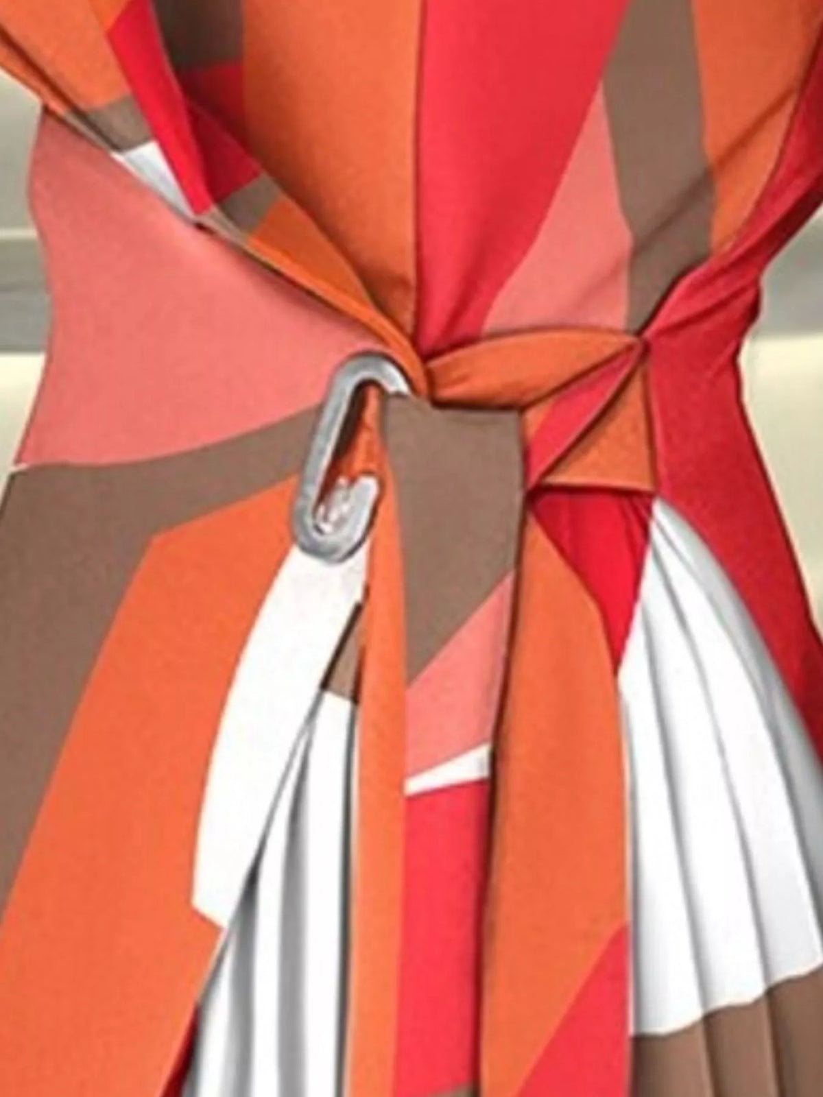 Blazer Style Pleated Midi Dress - alternate view 4