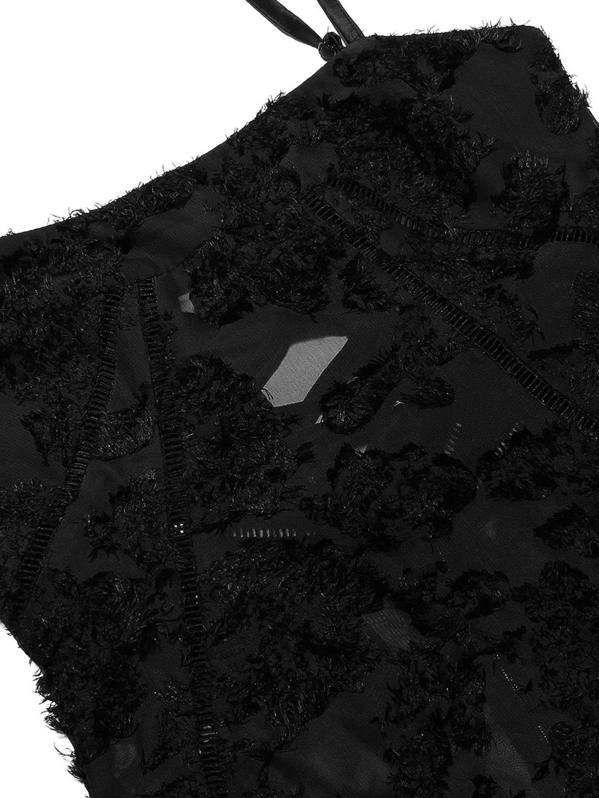 Lace Spaghetti Strap Maxi Dress - alternate view 6