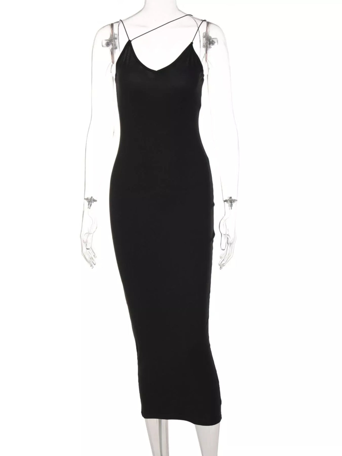 Leopard Print Spaghetti Strap Midi Dress - alternate view 16