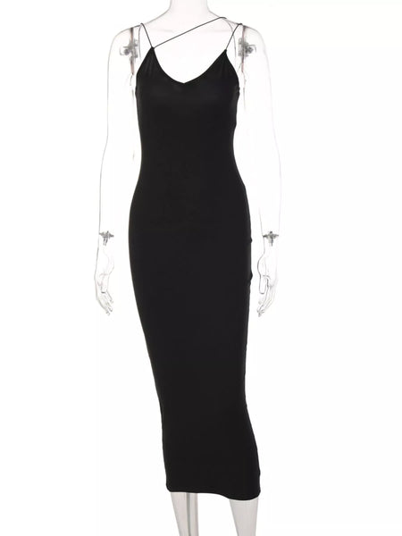 Leopard Print Spaghetti Strap Midi Dress - alternate view 16