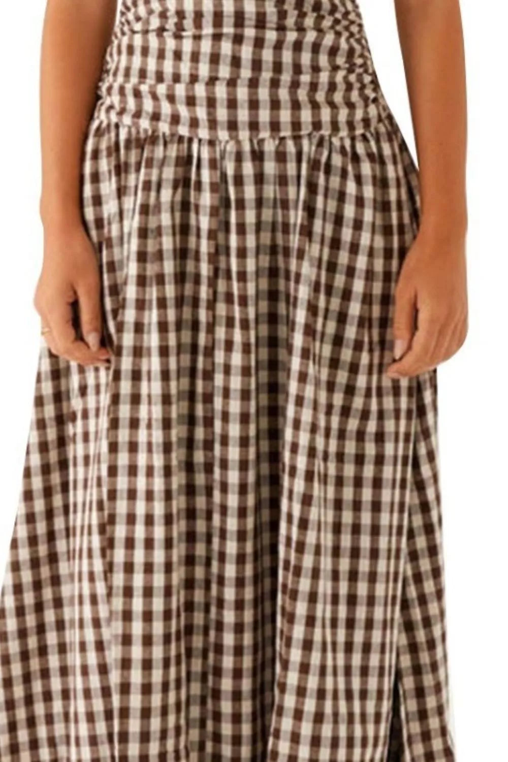 Strapless Ruched Maxi Dress - alternate view 3