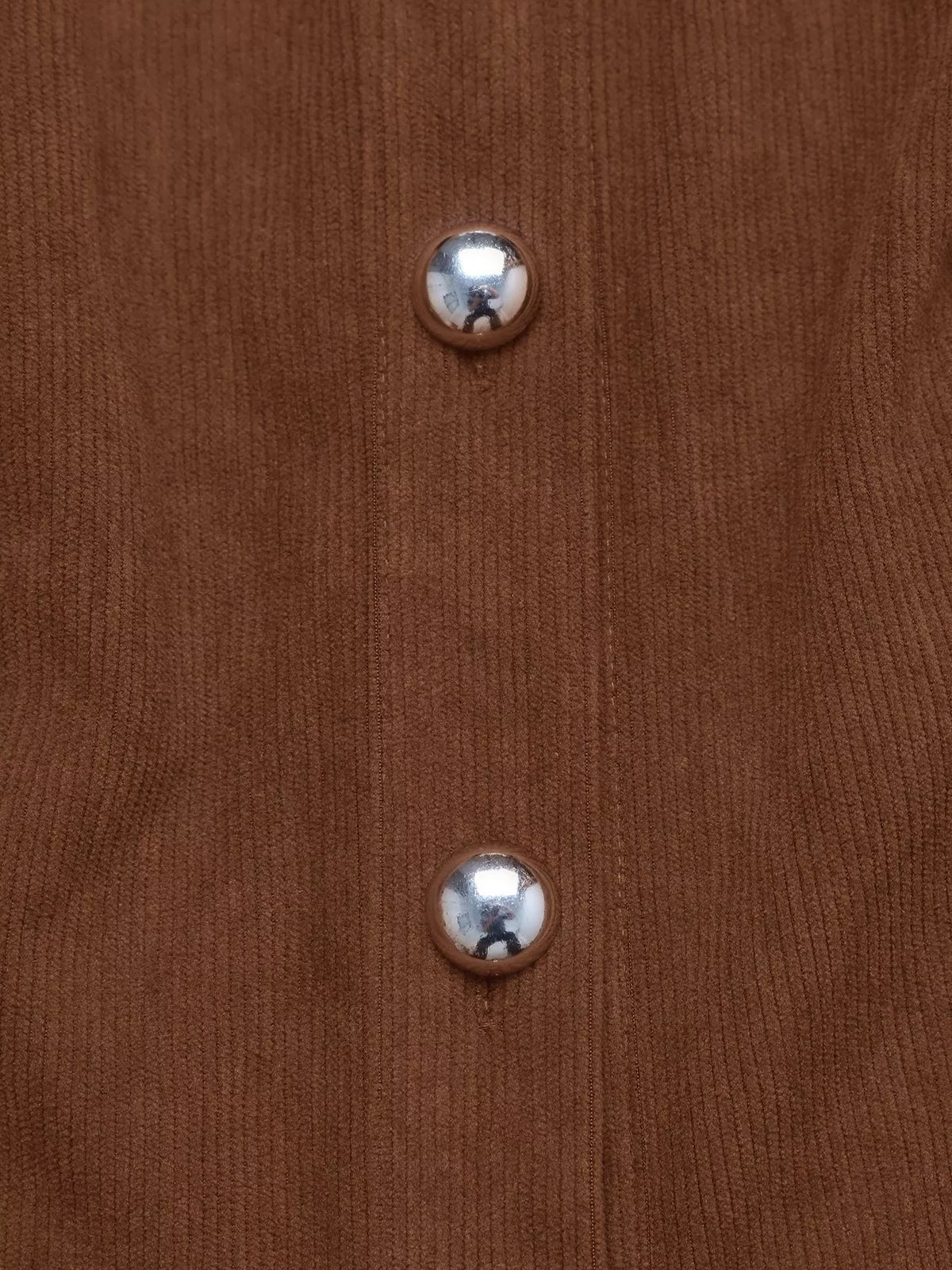 Button-Front Long Sleeve Dress - alternate view 9