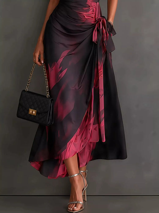 Tie Detail Surplice Dress - alternate view 2