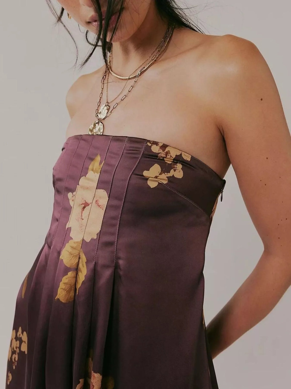 Floral Print Sleeveless Maxi Dress - alternate view 18