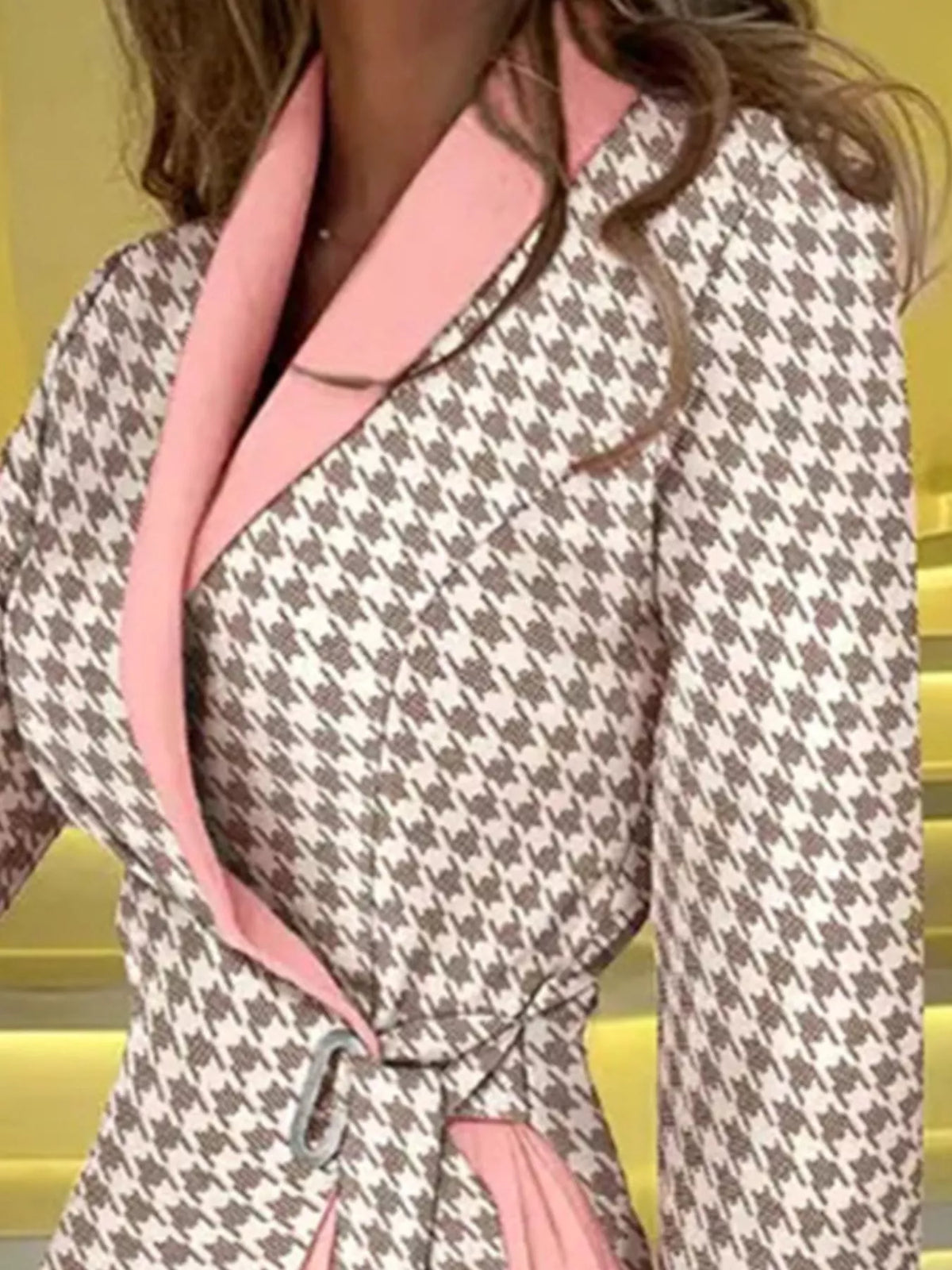 Blazer Style Pleated Midi Dress - alternate view 12