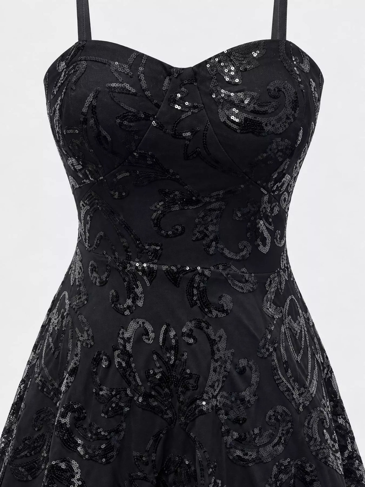 Sequin Embellished Mini Dress - alternate view 10