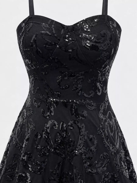 Sequin Embellished Mini Dress - alternate view 10